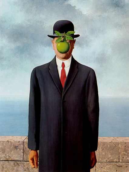 Magritte TheSonOfMan 1964